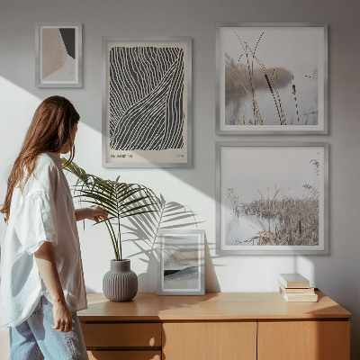Gallery wall Minimalistische natuurkunst