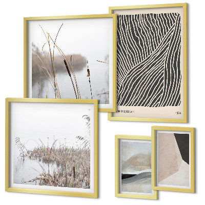 Gallery wall Minimalistische natuurkunst