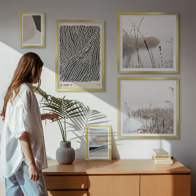 Gallery wall Minimalistische natuurkunst