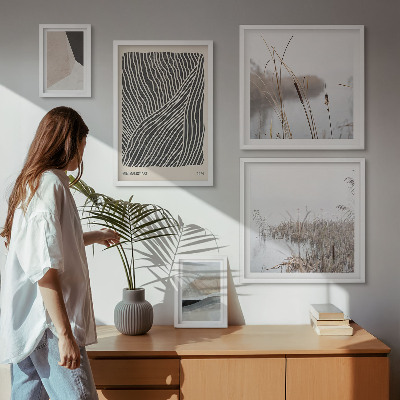Gallery wall Minimalistische natuurkunst