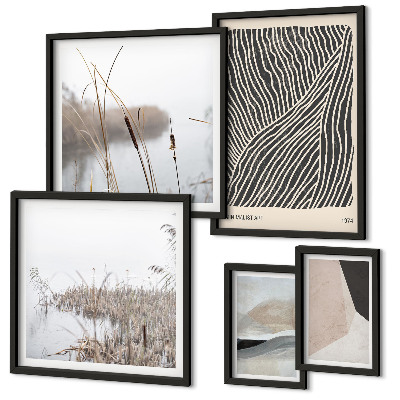 Gallery wall Minimalistische natuurkunst