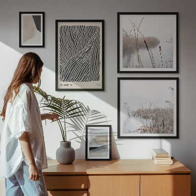 Gallery wall Minimalistische natuurkunst