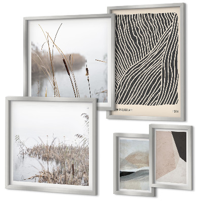 Gallery wall Minimalistische natuurkunst