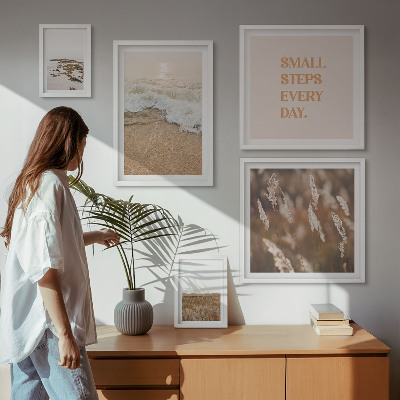 Gallery wall Citaten over het leven in kustlandschappen