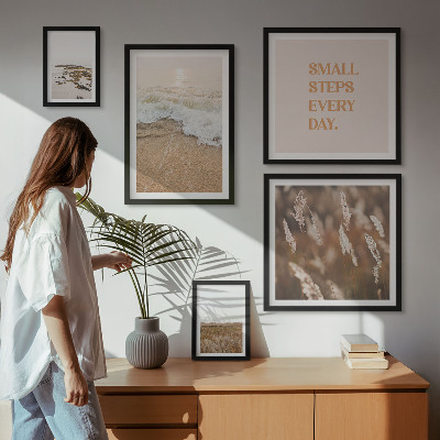 Gallery wall Citaten over het leven in kustlandschappen