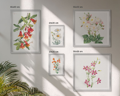 Gallery wall Bloemmotieven