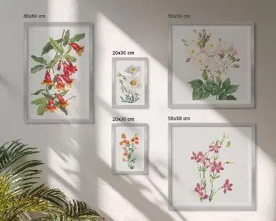 Gallerijmuur bloemmotieven set met bloemenprints