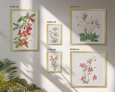 Gallery wall Bloemmotieven
