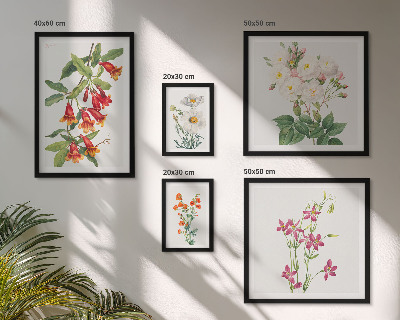Gallery wall Bloemmotieven