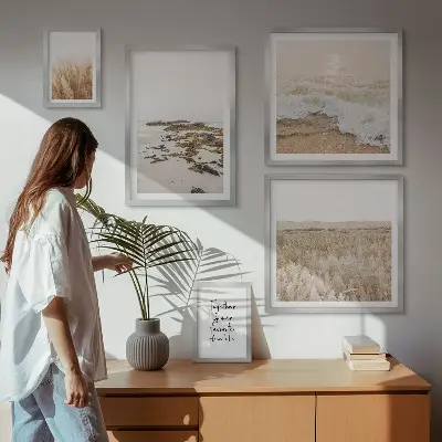 Gallery wall Natuurlijke strandlandschappen