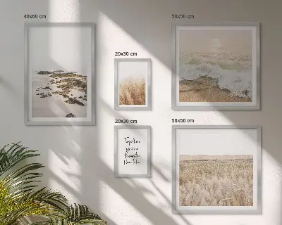 Gallery wall Natuurlijke strandlandschappen