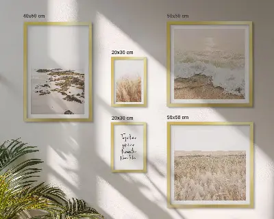 Gallery wall Natuurlijke strandlandschappen