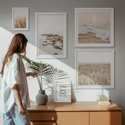 Gallery wall Natuurlijke strandlandschappen