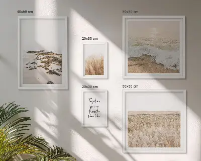 Gallery wall Natuurlijke strandlandschappen
