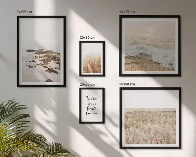 Gallery wall Natuurlijke strandlandschappen