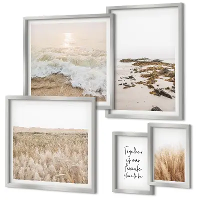 Gallery wall Natuurlijke strandlandschappen