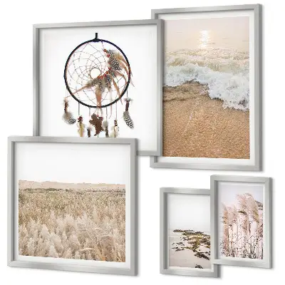 Wanddecoratie compositie Natuurlijke strandlandschappen
