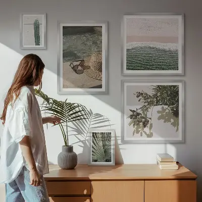 Gallery wall zomerplanten, water en ontspanning