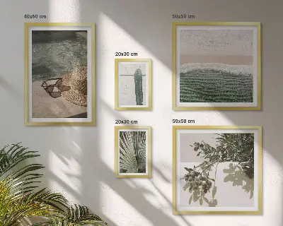 Gallery wall zomerplanten, water en ontspanning