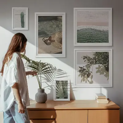 Gallery wall zomerplanten, water en ontspanning