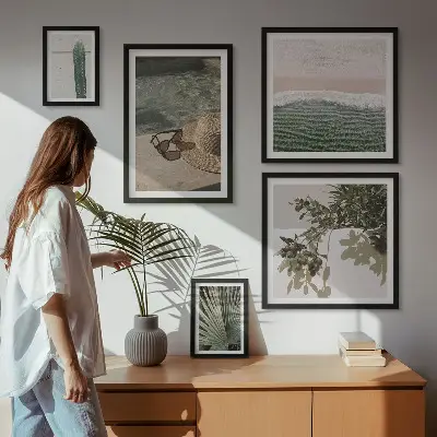 Gallery wall zomerplanten, water en ontspanning