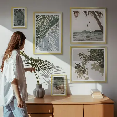 Gallery wall Tropische, rustgevende planten