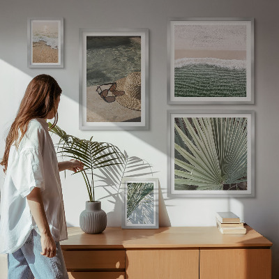 Gallery wall Stijlvolle vakantiethema's met water als thema
