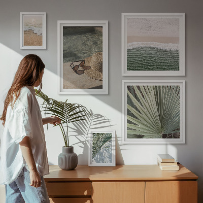 Gallery wall Stijlvolle vakantiethema's met water als thema