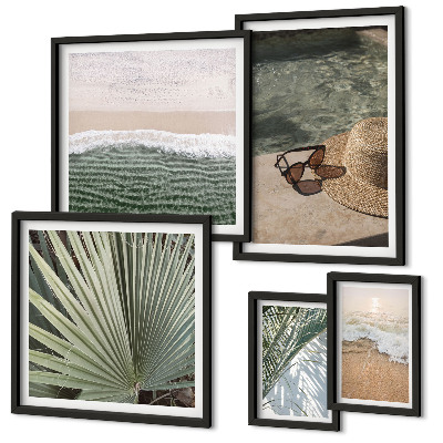 Gallery wall Stijlvolle vakantiethema's met water als thema