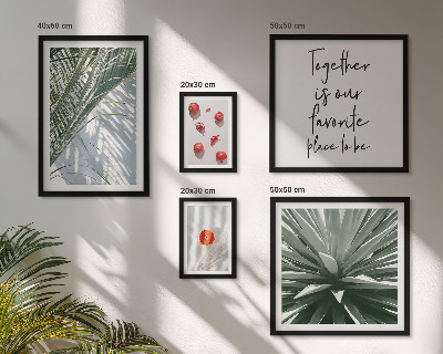 Moderne schilderijen set Boho-stijl, planten, fruit, tropen