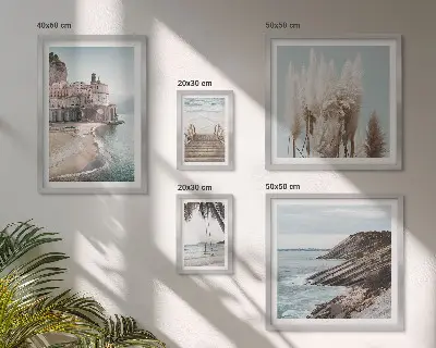 Gallery wall Stijlvol uitzicht op zee