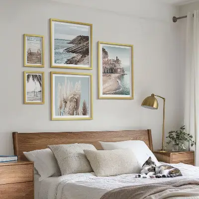 Gallery wall Stijlvol uitzicht op zee