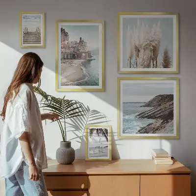 Gallery wall Stijlvol uitzicht op zee