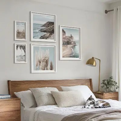 Gallery wall Stijlvol uitzicht op zee