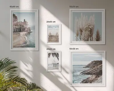 Gallery wall Stijlvol uitzicht op zee