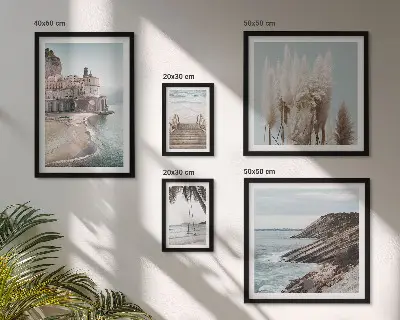 Gallery wall Stijlvol uitzicht op zee
