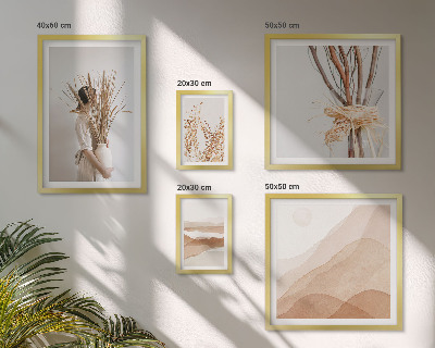 Gallery wall Stijlvolle boho plantenlandschappen