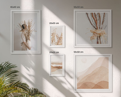 Gallery wall Stijlvolle boho plantenlandschappen