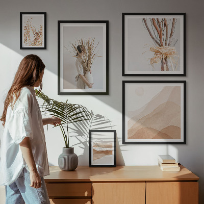 Gallery wall Stijlvolle boho plantenlandschappen