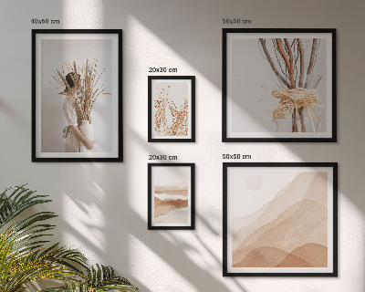 Gallery wall Stijlvolle boho plantenlandschappen