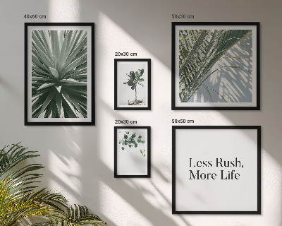Moderne schilderijen set Moderne decoratie met groene bladeren