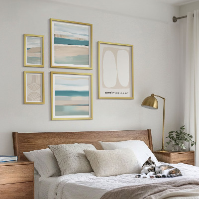 Wanddecoratie compositie Abstracte natuurcomposities