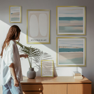 Wanddecoratie compositie Abstracte natuurcomposities