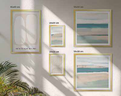 Wanddecoratie compositie Abstracte natuurcomposities