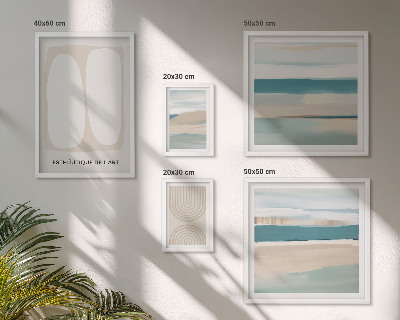 Wanddecoratie compositie Abstracte natuurcomposities
