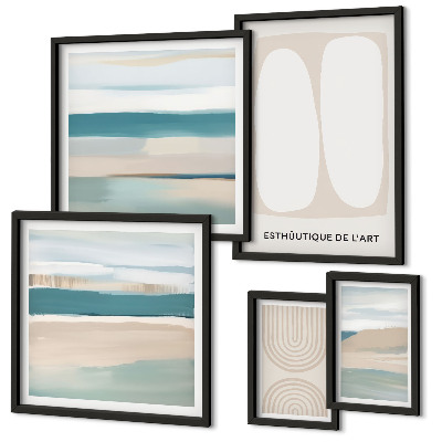 Wanddecoratie compositie Abstracte natuurcomposities