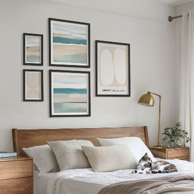 Wanddecoratie compositie Abstracte natuurcomposities
