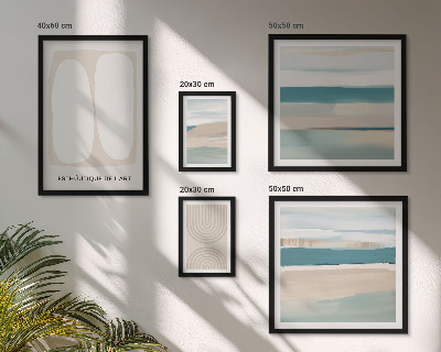 Wanddecoratie compositie Abstracte natuurcomposities