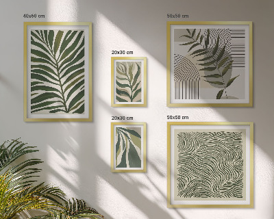 Gallery wall Moderne plantenpatronen