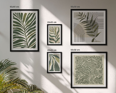 Gallery wall Moderne plantenpatronen